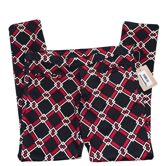 BRISE & BLUE pull-on red, white & blue leggings Small NWT - Picture 1 of 10